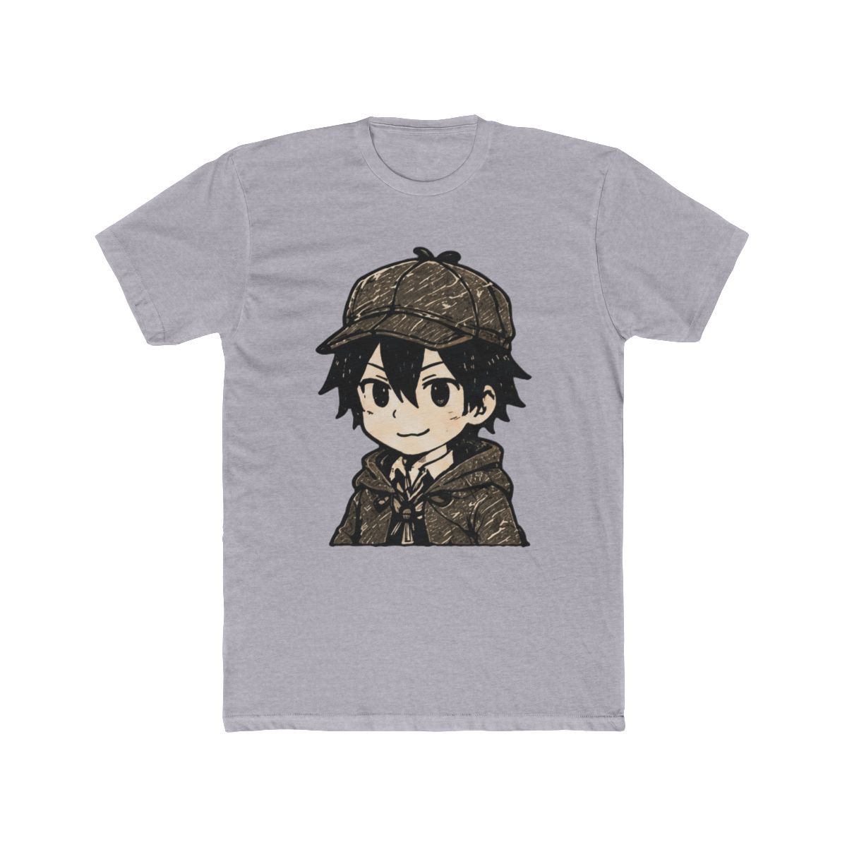 Bungo Stray Dogs Cute Character Cards RANPO | Hand Drawn Fan Art T Shirt - alternate angle 3, merchandise