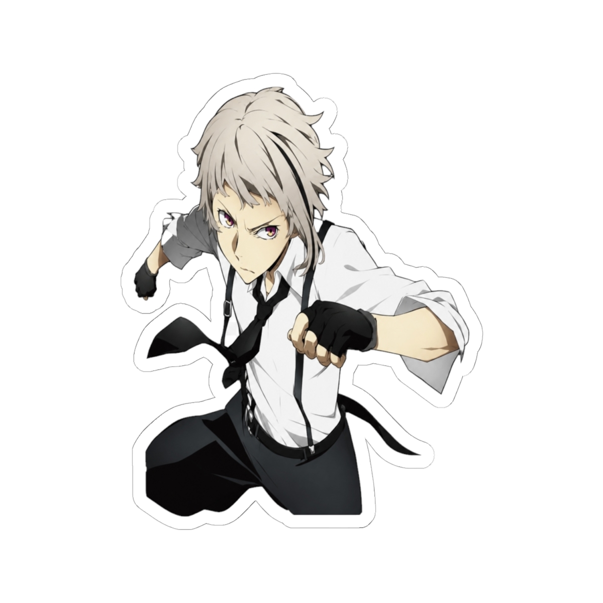 Atsushi Nakajima BUNGO STRAY DOGS Sticker - alternate angle 1, merchandise