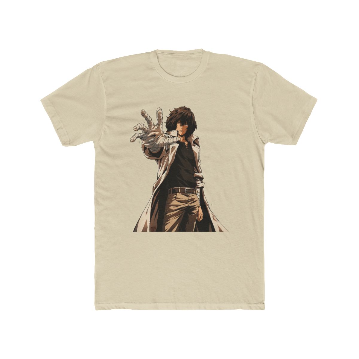 Dazai Osamu Bandaged Hand Fan Art T Shirt | Bungo Stray Dogs