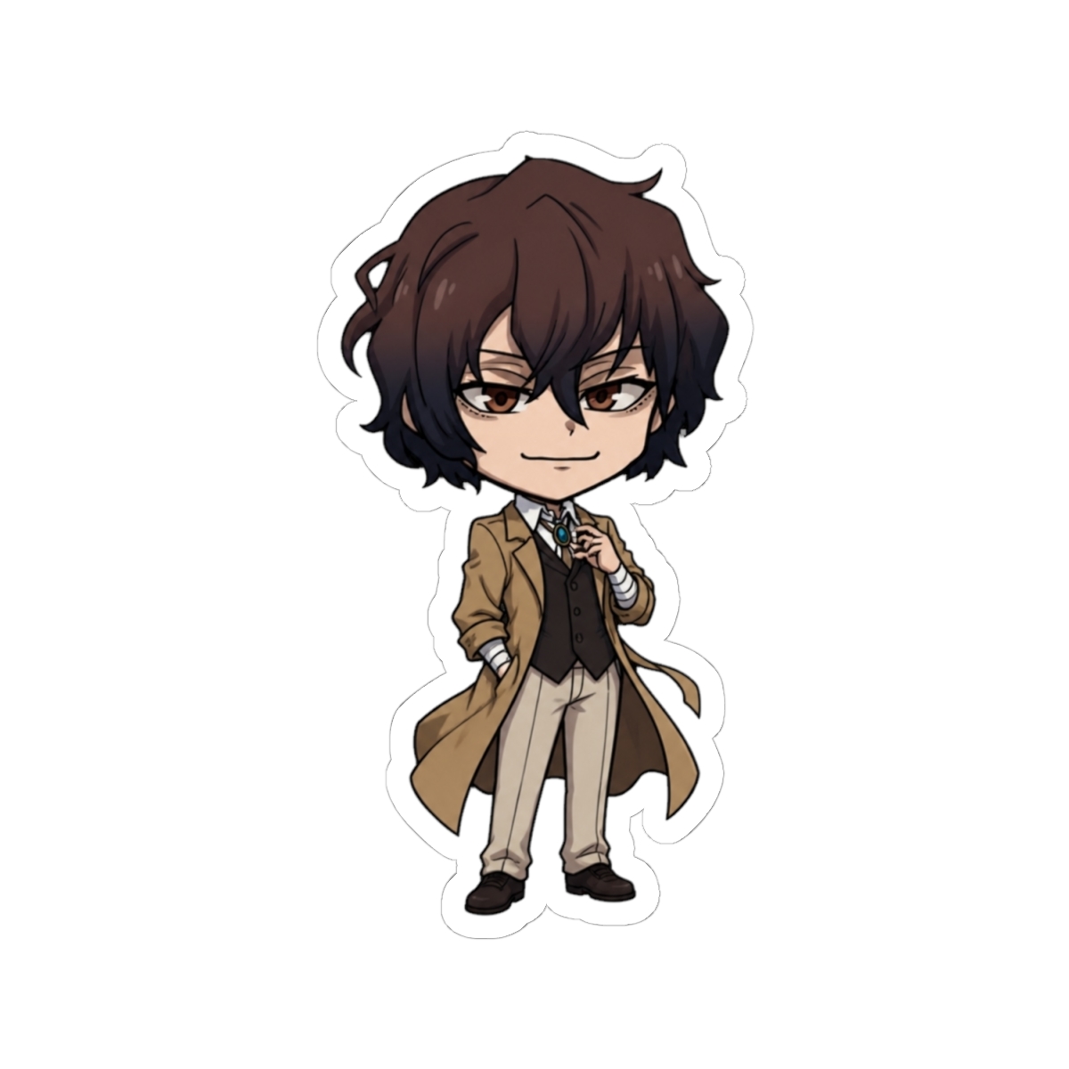 Dazai chibi BSD | Bungo Stray Dogs - alternate angle 1, merchandise