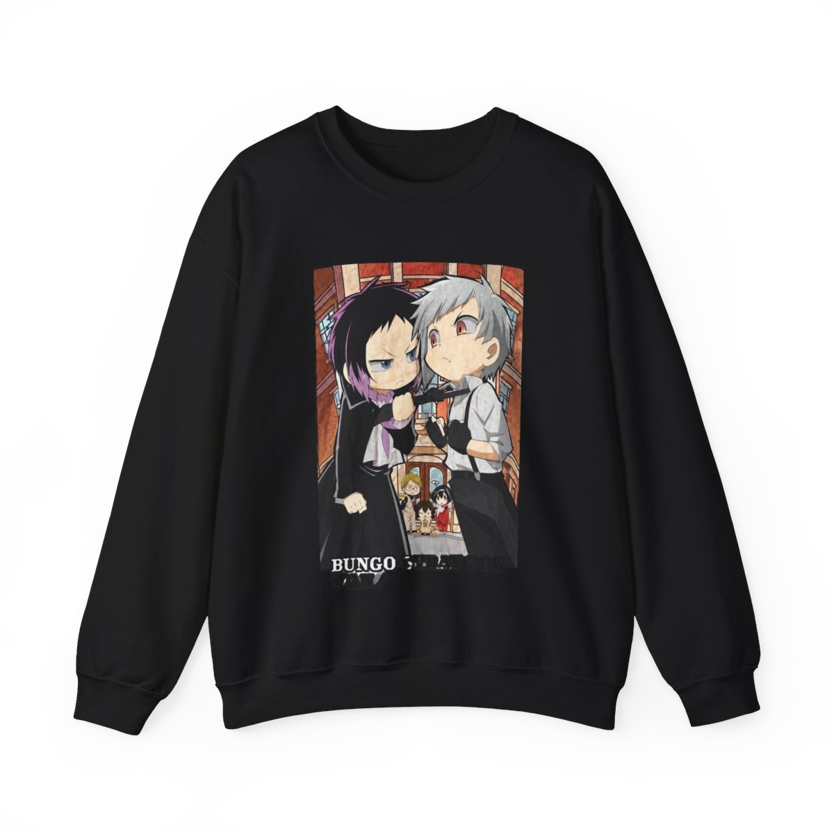 Bungo Stray Dogs Wan Shirt Men XL Black Short Sleeve Crew Neck Anime Kadokawa - alternate angle 4, merchandise