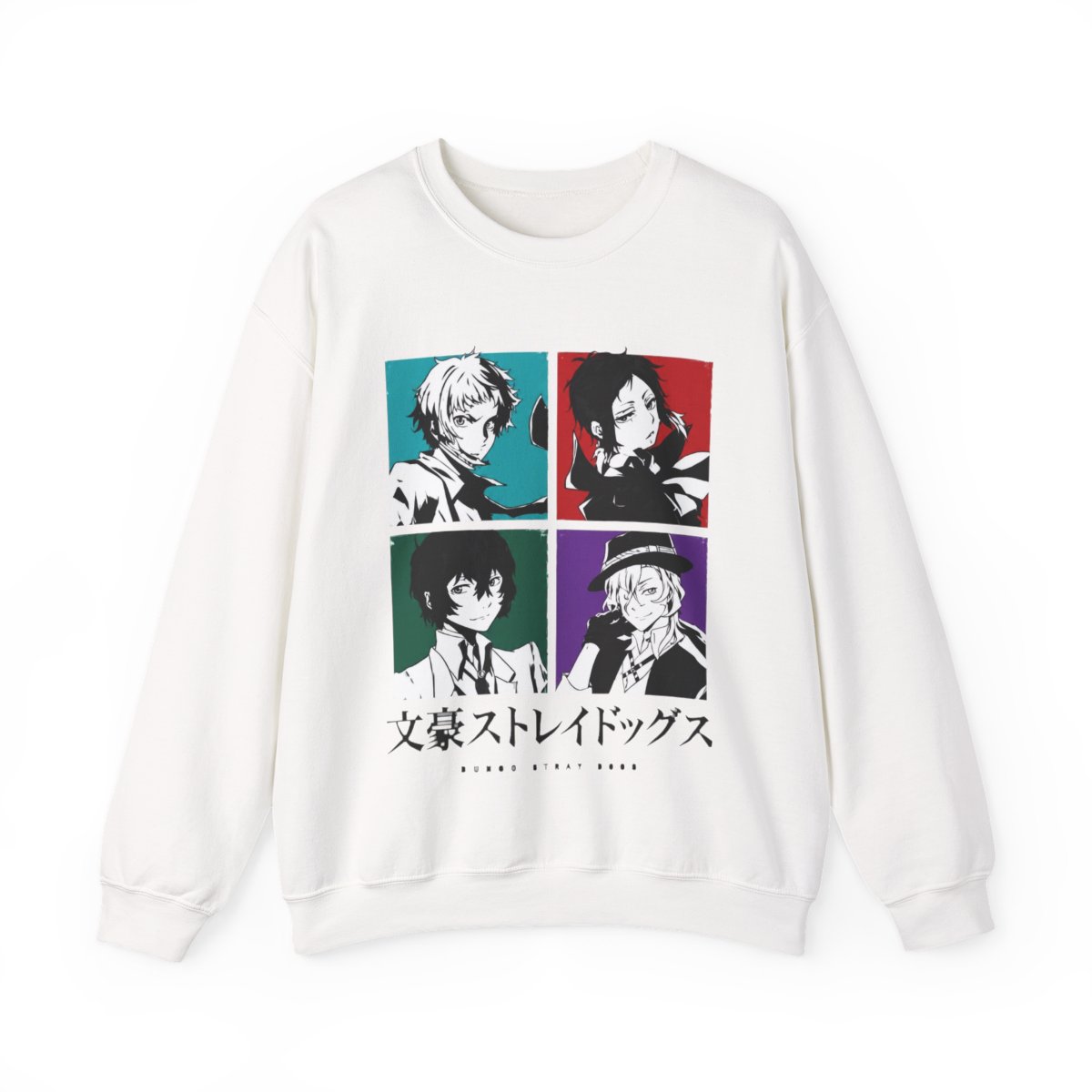Vintage Anime Bungo Stray Dogs Osamu Dazai Crew Neck Short Sleeve
