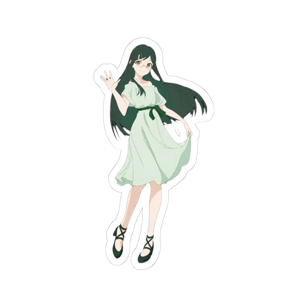 (Goods - Sticker) Agents of the Four Seasons Sticker Dress Up Ver. Ruri Hazakura | Bungo Stray Dogs - alternate angle 1, merchandise